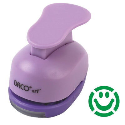 Perforator hobby mov cu model zâmbet (smile) de 2.5 cm utilizat în proiecte creative și scrapbooking.