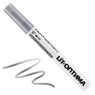 Permanent marker cu vopsea argintiu 2 mm EVOffice
