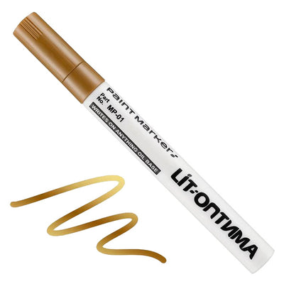 Permanent marker cu vopsea auriu 2 mm EVOffice