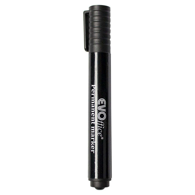 Permanent marker negru varf tesit EVOffice