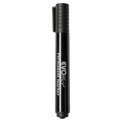 Permanent marker negru varf tesit EVOffice