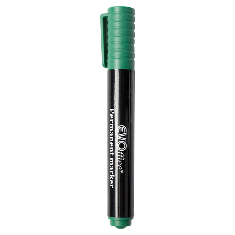 Permanent marker verde varf tesit EVOffice