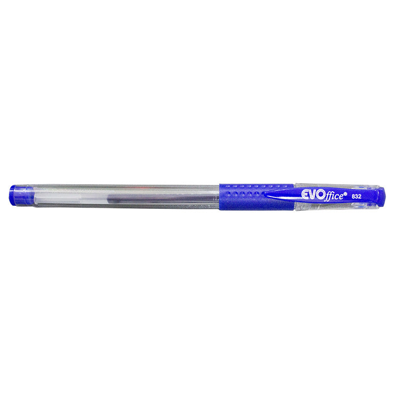 Pix cu gel si grip 0,5mm EVOffice albastru