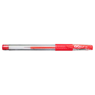 Pix cu gel si grip 0,5mm EVOffice rosu