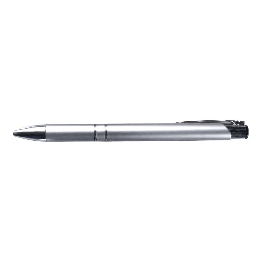 Pix metalizat cu mecanism, mina tip parker, corp argintiu No.1327
