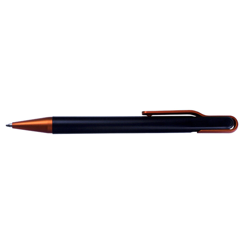 Pix plastic cu mecanism ,accesorii portocaliu neon ,mina tip parker , No. 2389