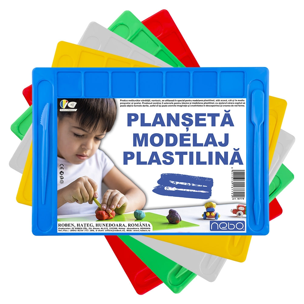 Planseta modelaj cu accesorii 28x20 cm - NEBO