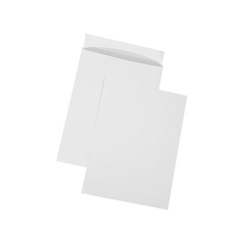 Plic alb format C4 cu deschidere tip T, închidere siliconică, gramaj 100 g/mp, ideal pentru corespondență A4 și uz profesional.