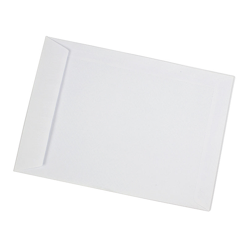 Plic alb format C5 cu deschidere pe latura mică, dimensiune 162x229 mm, închidere siliconică, ideal pentru corespondență profesională.