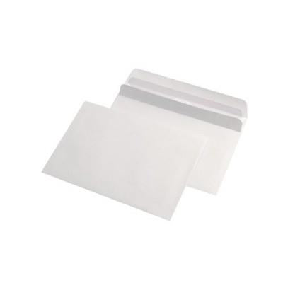 Plic alb format C6, 114x162 mm, închidere autoadezivă, set 25 bucăți, ideal pentru corespondență poștală și uz zilnic.