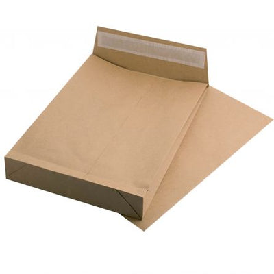 Plic B4 siliconic cu burduf de 100 mm, hartie kraft 120g 250*353mm GPV