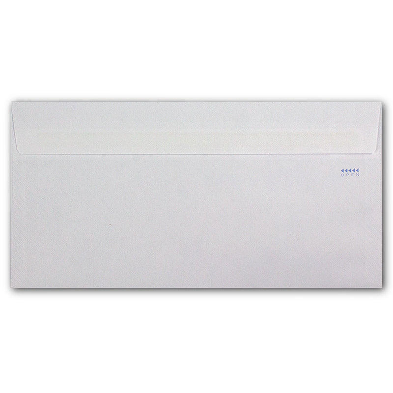 Plic Dl (110*220 Mm) Alb, Siliconic Cu Fereastra Stanga  80 Gr/Mp