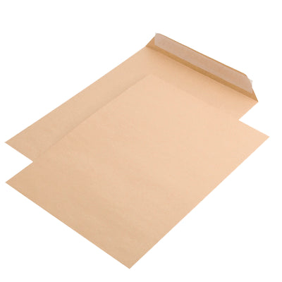 Plic Kraft format C5 cu deschidere tip T, închidere siliconică, gramaj 90 g/mp, set 25 bucăți, ideal pentru documente rezistente.