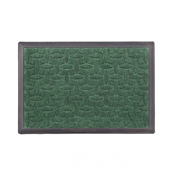 Covor intrare dreptunghiular mocheta si cauciuc 60x40cm