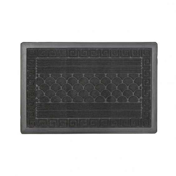 Covor intrare dreptunghiular mocheta si cauciuc 60x40cm