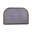 Covor intrare semioval textil/cauciuc 60x40cm