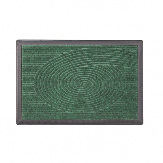 Covor intrare dreptunghiular mocheta si cauciuc 60x40cm