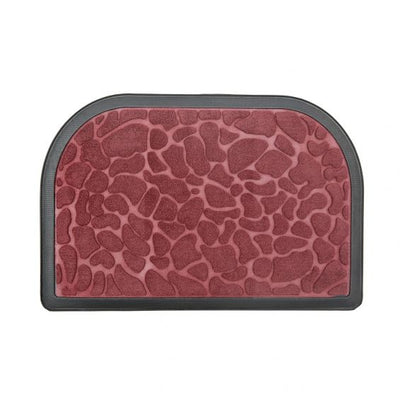 Covor intrare mocheta semioval, 60x40 cm, Stone