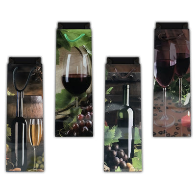 Punga cadou pentru sticle, 10x33x9 cm