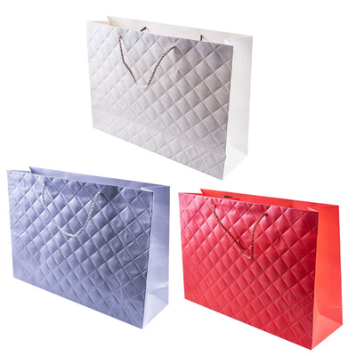 Punga cadou unicolora, premium, 31x26x12cm