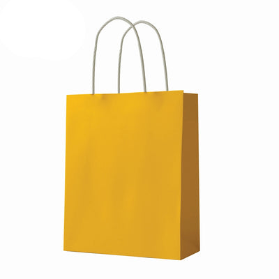 Punga hartie Craft, galbena, 18x23x10 cm - S-COOL