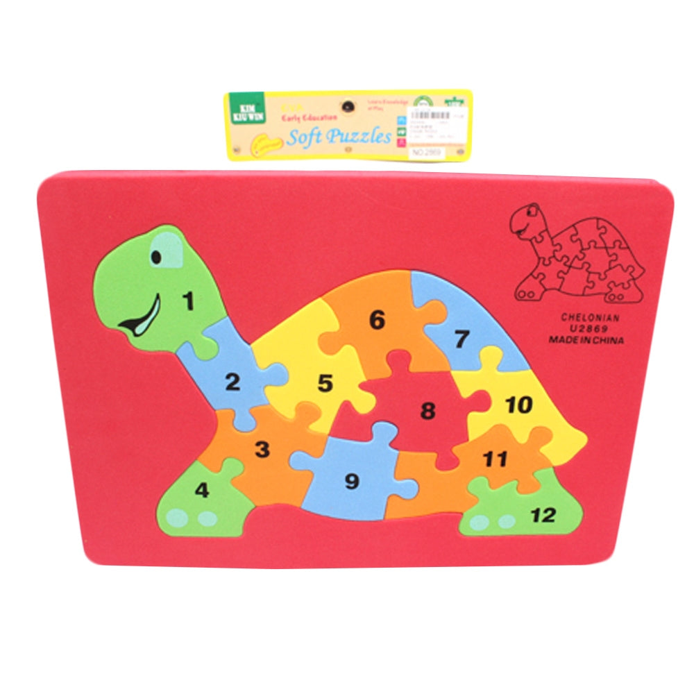 Puzzle EVA, incastru, Broasca testoasa