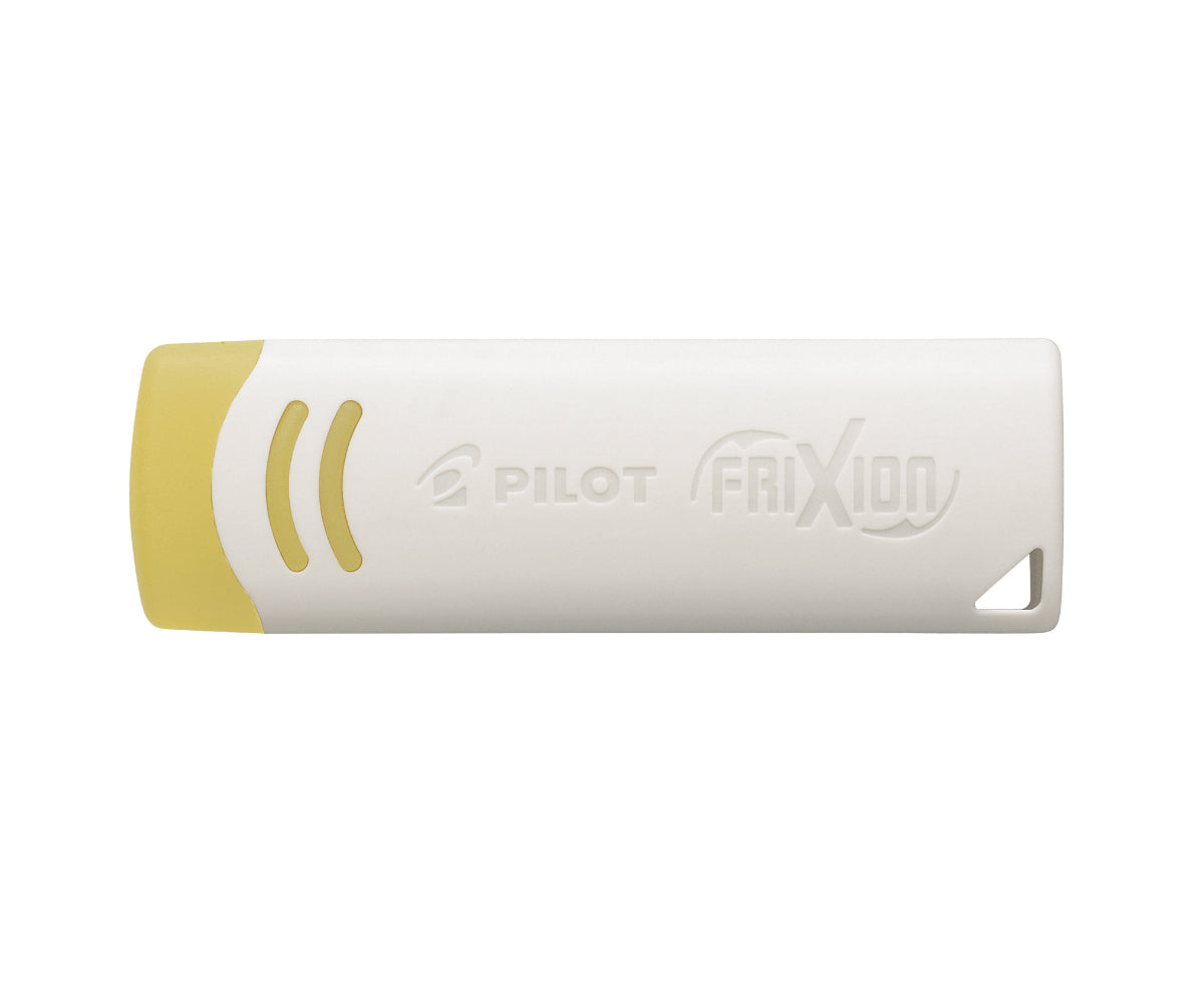 Radiera originala Pilot FriXion alba pentru stergere prin frecare termica dimensiune 52x18x7mm