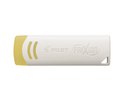 Radiera originala Pilot FriXion alba pentru stergere prin frecare termica dimensiune 52x18x7mm