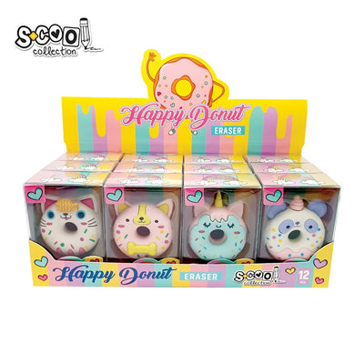 Radiera color, model Gogoasa, 1 buc/cutie PVC - S-COOL