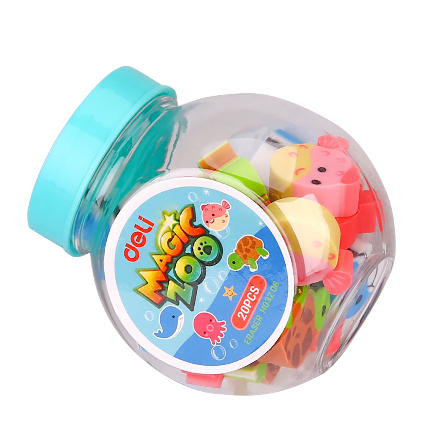 Radiere Creion Bocarn 20 Buc Mini Zoo Deli