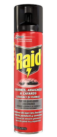 Insecticid aerosol gandaci si furnici Raid 400ml