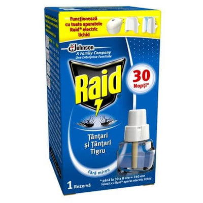 Rezerva lichid aparat electric antitantari Raid 21ml