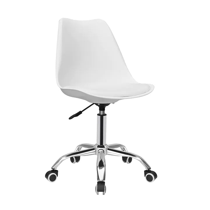 Scaun de birou Siena poliuretan Alb