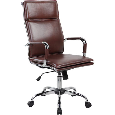 Scaun de birou Altai, inaltime reglabila, mecanism tilt, piele ecologica, Maro