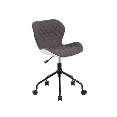 Scaun Bogota, textil, Gri/Alb