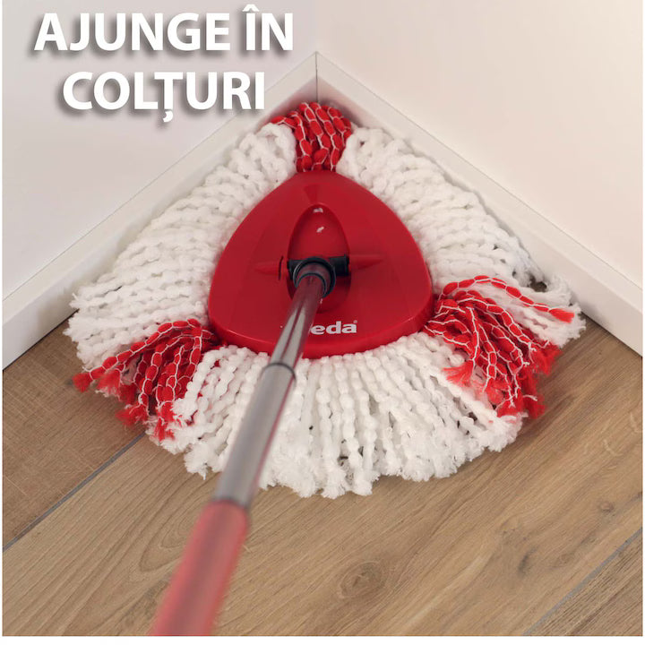 Set Curatenie Galeata Cu Pedala Si Mop Rotativ Easy Wring Turbo Vileda