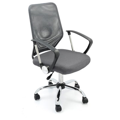 Scaun de birou ergonomic Happy, mesh, Gri