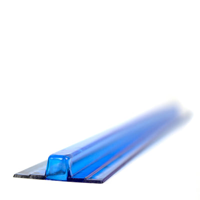 Rigla Plastic Transparent Color Cu Maner 30Cm Evoffice