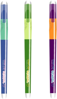 Roller cu cerneală termosensibilă M&G iErase Ergo pentru băieți, 0.7 mm, cu grip ergonomic și gumă de șters.