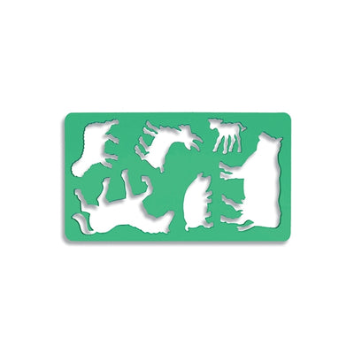 Sablon 6 animale domestice, 21x18,5 cm - Koh-I-Noor