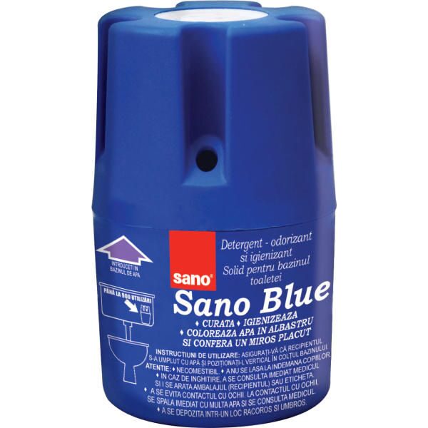 Odorizant toaleta solid pentru bazin Sano 150g