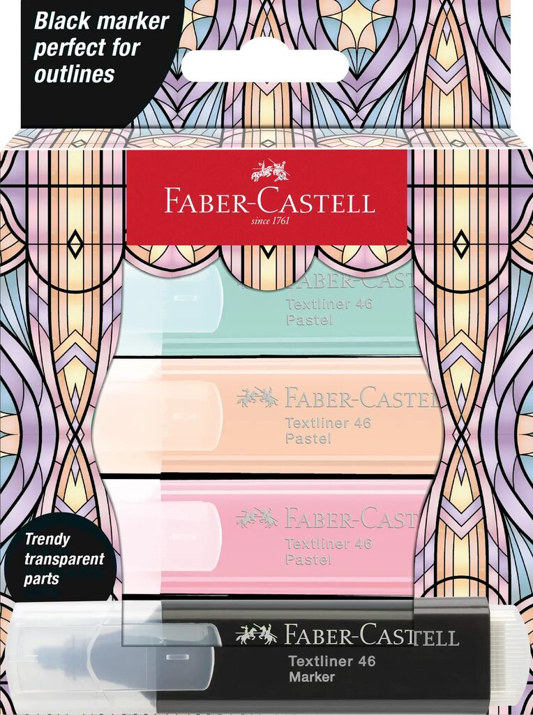 set-4-textmarkere-pastel-editie-speciala-glassy-faber-castell