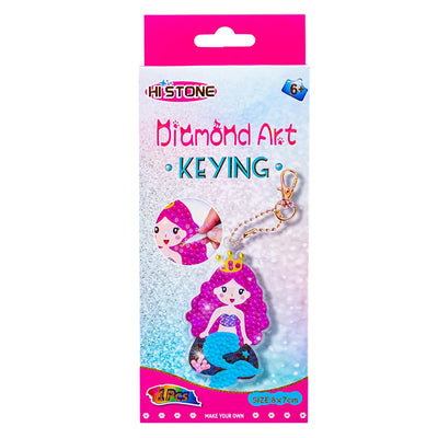 Set creativ: Breloc cu diamante, 8x7 cm