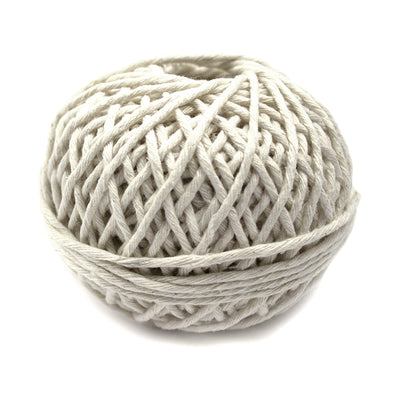 Grămada de sfoară din bumbac 100% de 80g, fir de 0.3 mm, ideală pentru uz casnic, agricol, industrial și ambalare.
