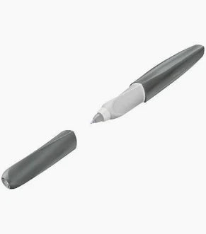 Roller Twist Eco, Grip Ergonomic, Ambidextru, 1 Rezerva Albastra Inclusa, Culoare Gri Deschis, In Cutie De Carton, Pelikan