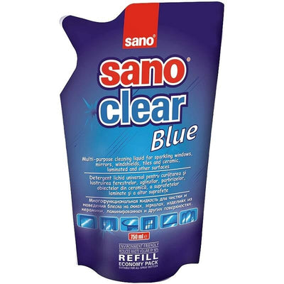 Solutie Curatat Geamuri Sanoclear Rezerva 750Ml