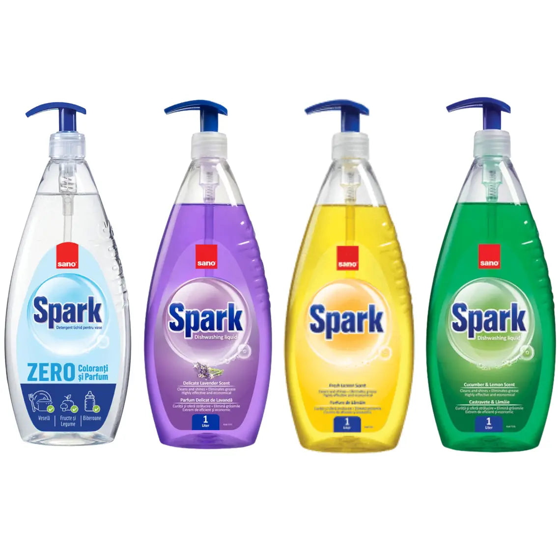 Detergent Vase Lichid Sano Spark  1L