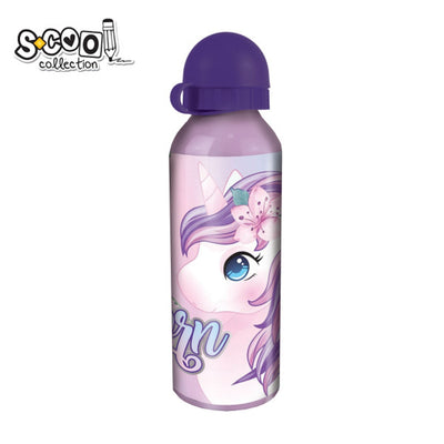 Sticla apa 500 ml, aluminiu, Unicorn, 6.3x21 cm - S-COOL