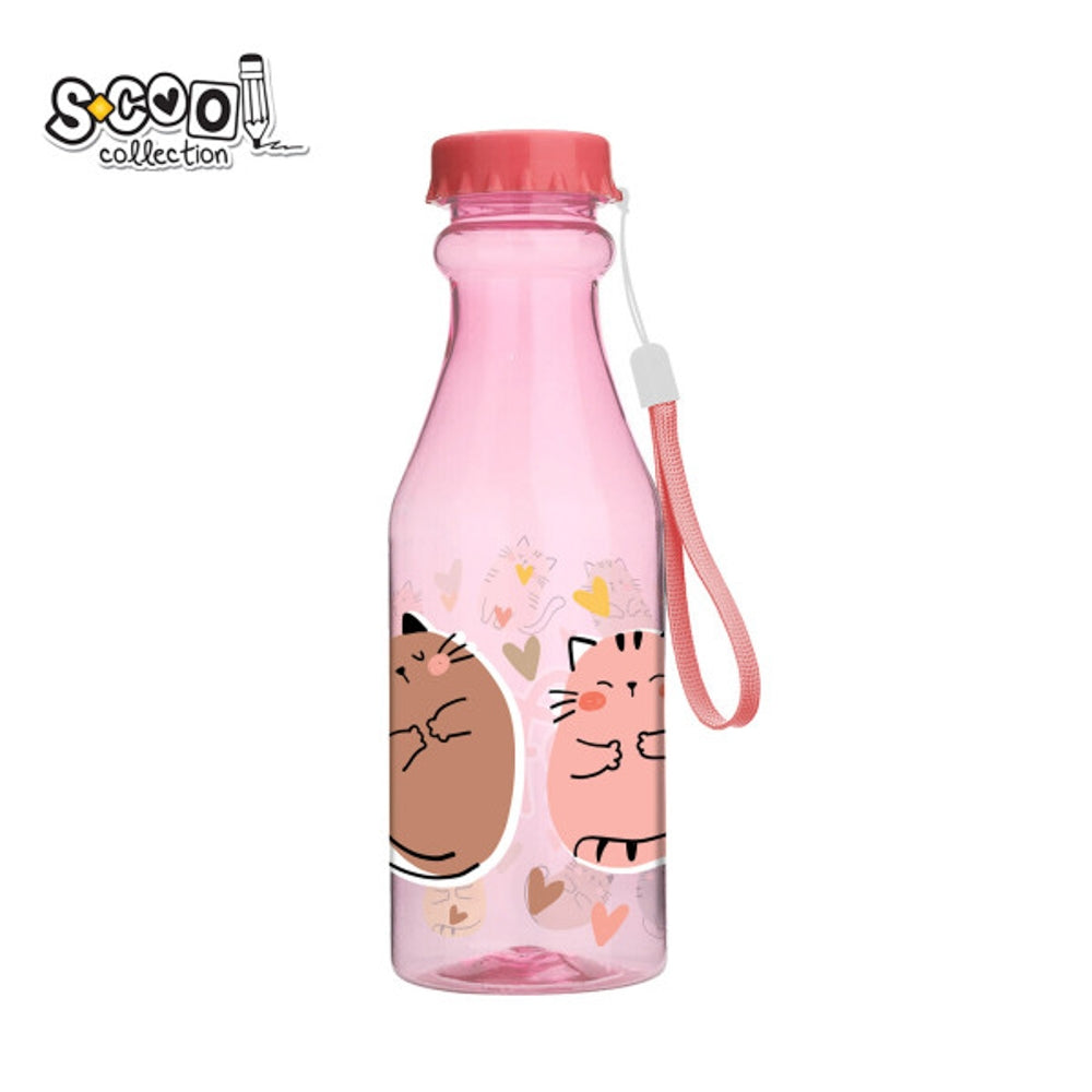 Sticla apa 500 ml, plastic, Purrfect, 6.5x20 cm - S-COOL