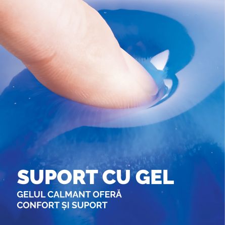 Mouse Pad Si Suport Incheieturi Albastru Gel Crystal Fellowes